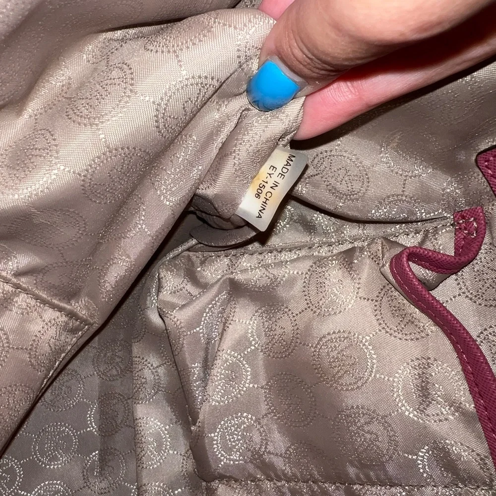 Michael Kors Fuschia Jet Set Leather Medium Tote